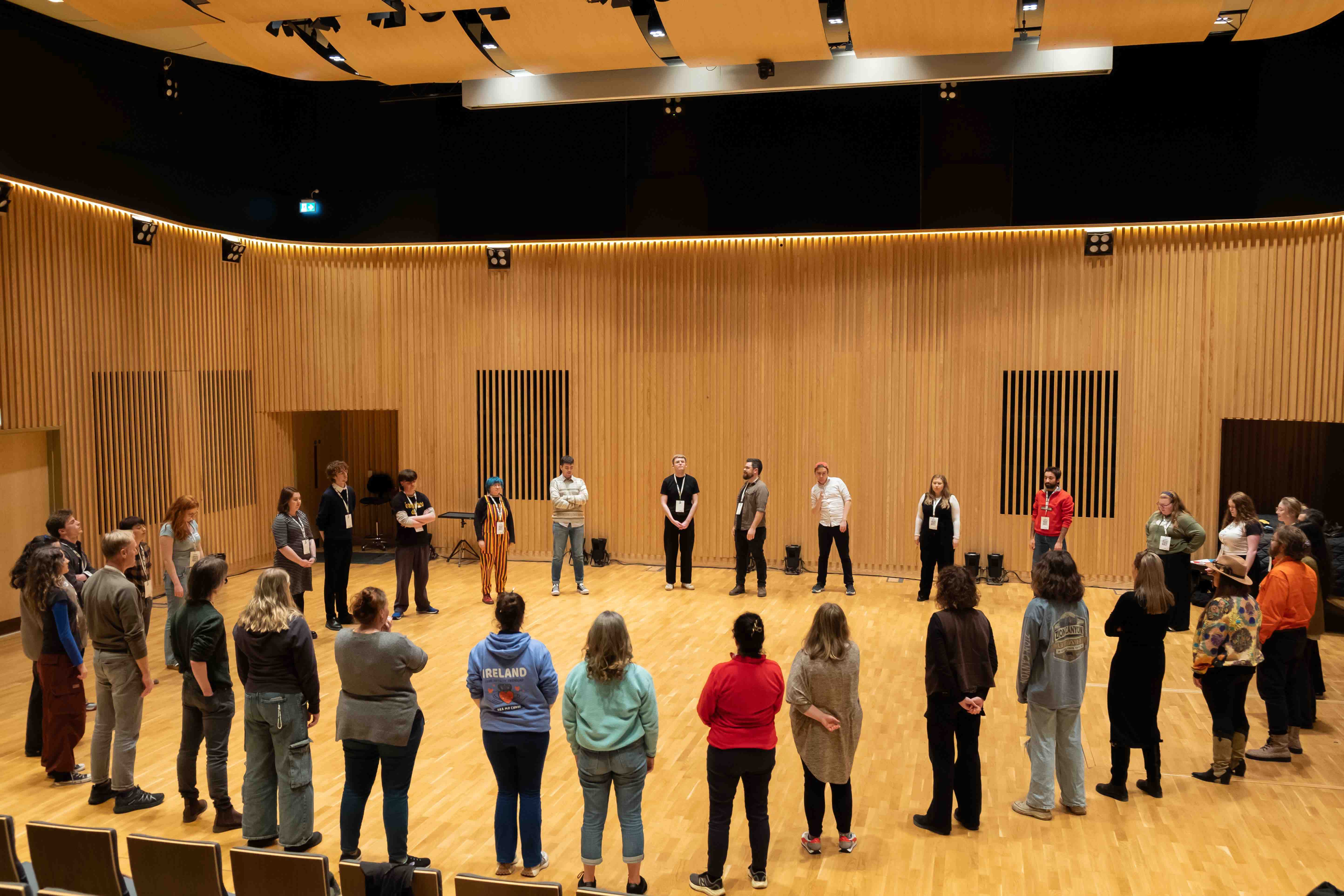Youth Theatre Practice Symposium 2025 - Finding Your Authentic Voice. Pic Credit: Nuala Kerrigan